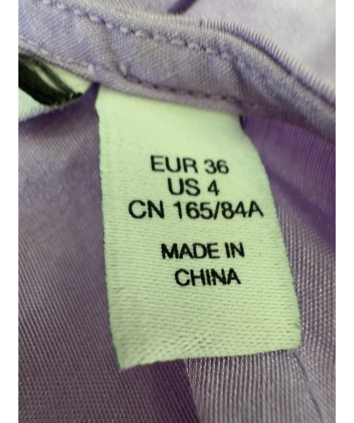 & OTHER STORIES Purple embroidered tiered mini dress, size UK 8 — care label