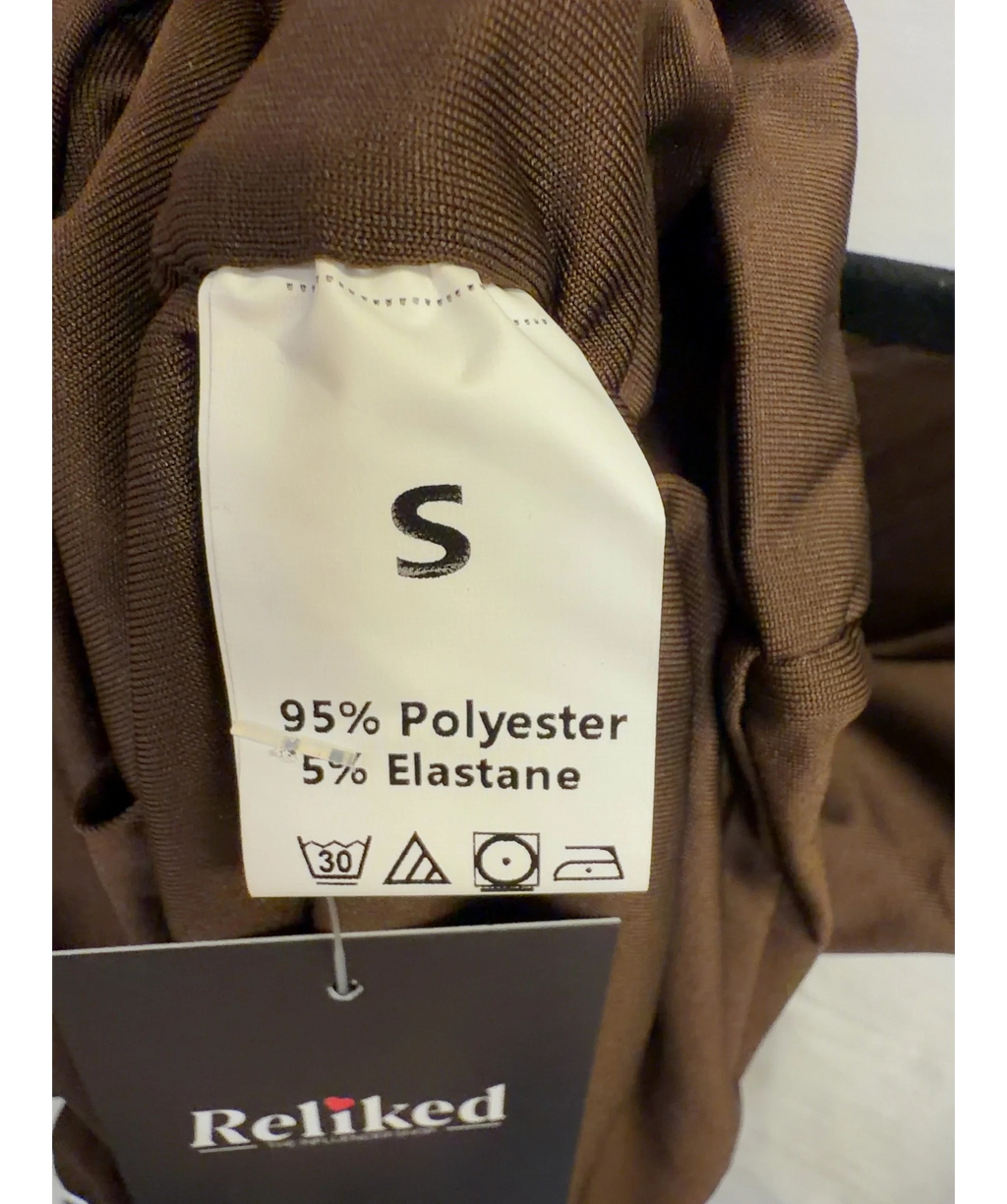 Unbranded Brown Colour, size UK S — care label