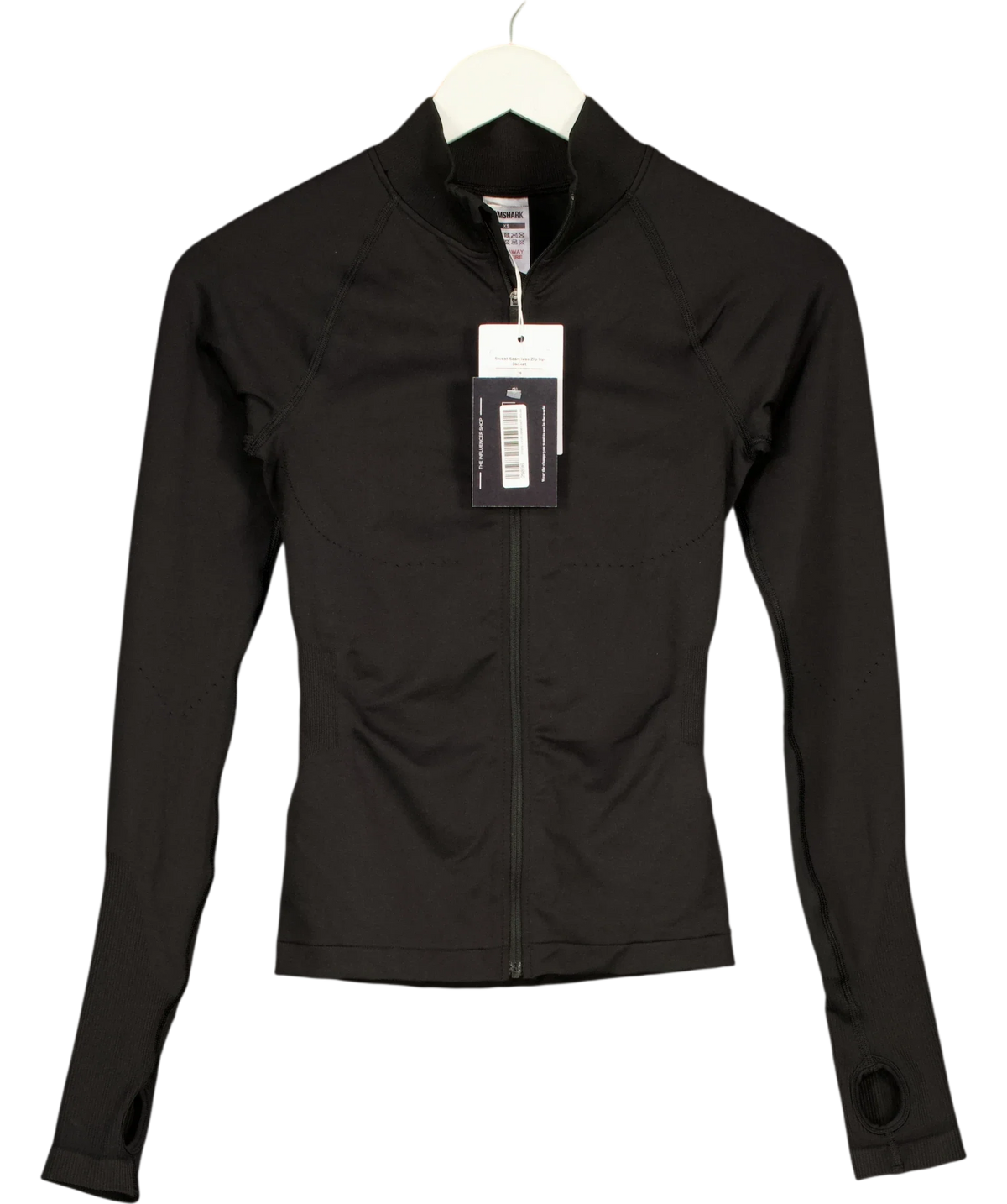 GYMSHARK Black Colour, size UK XS — front
