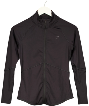 Gymshark Training Zip Up Jacket Black UK XS