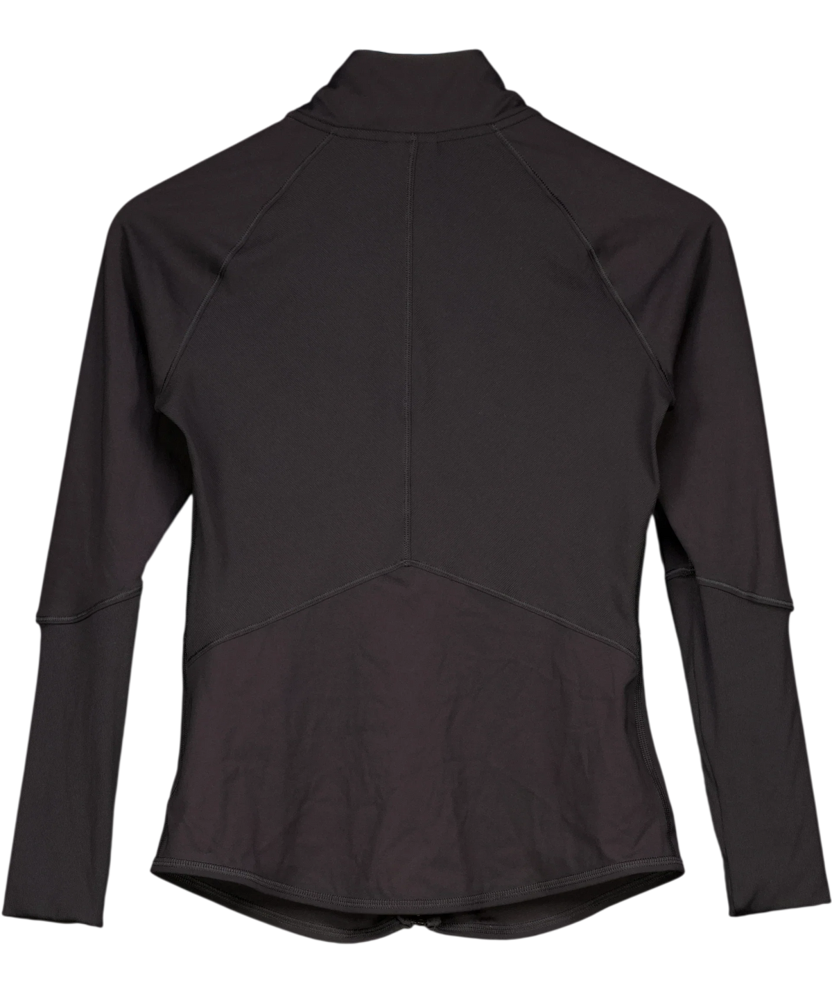 GYMSHARK Black Training Zip Up Jacket, size UK XS — back