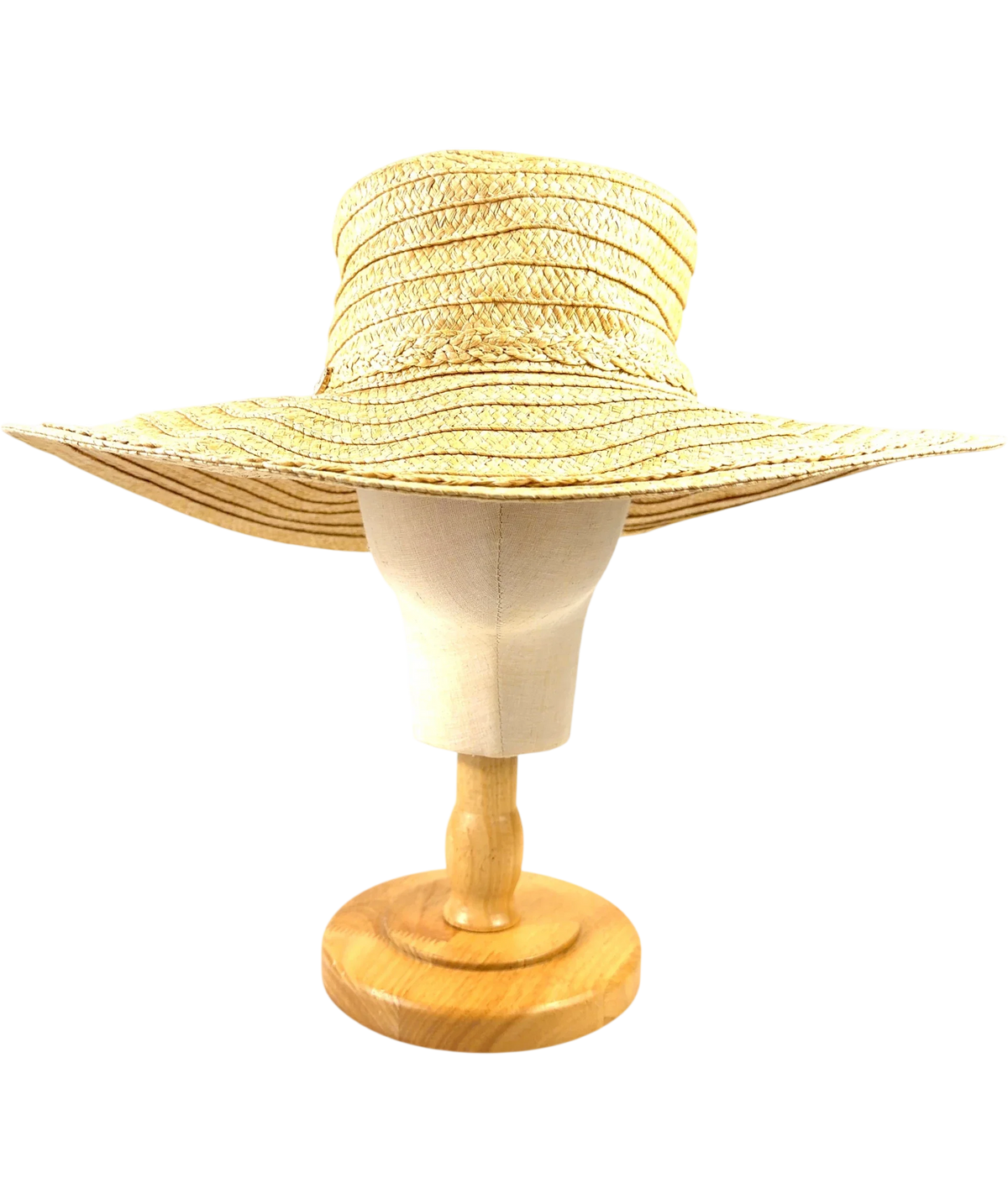 Lipsy straw Natural Oversized Straw Look Hat — front