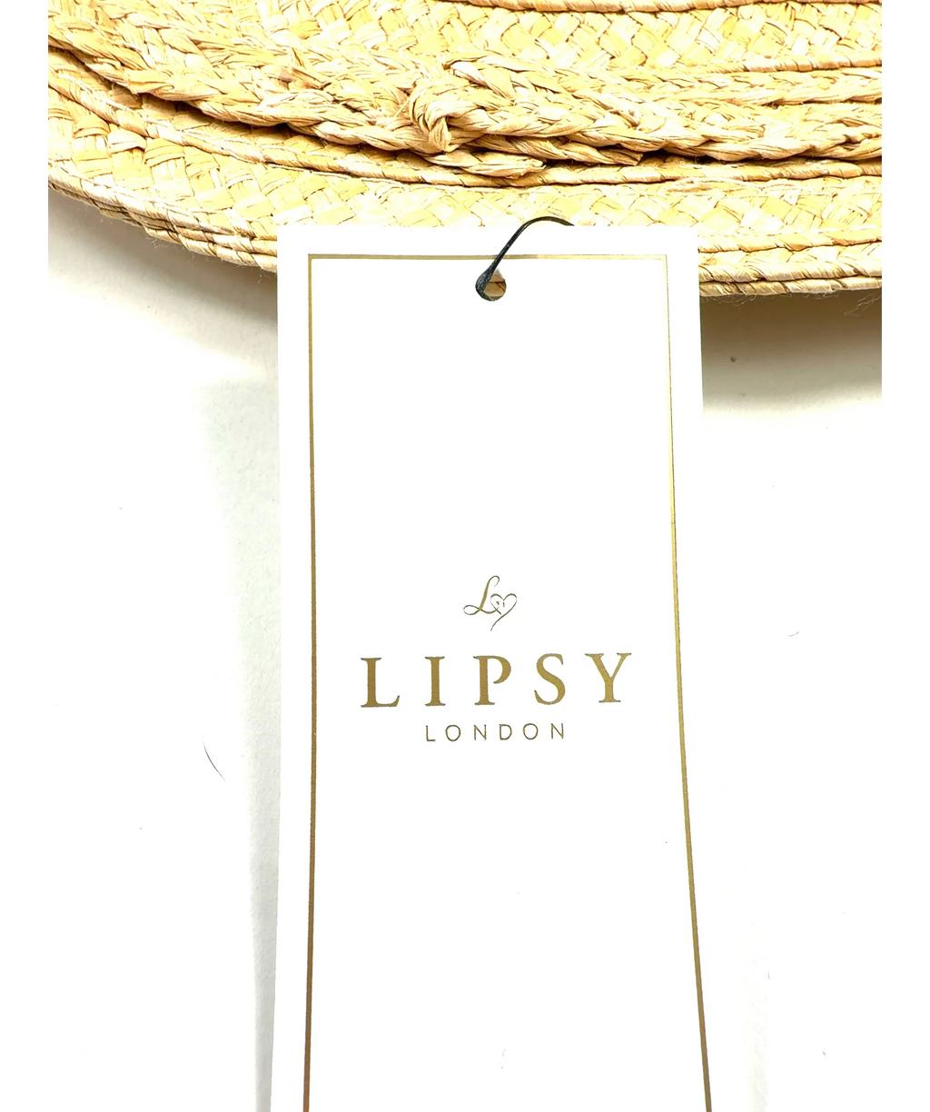 Lipsy Beige sun hat — detail