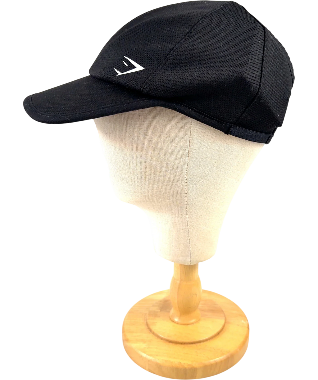 GYMSHARK Black Ponytail Cap — back