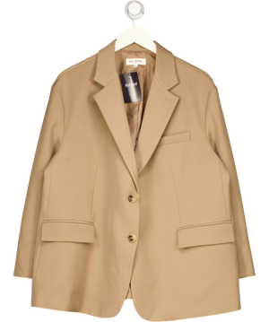 Re Ona Beige Tailored Blazer UK XS