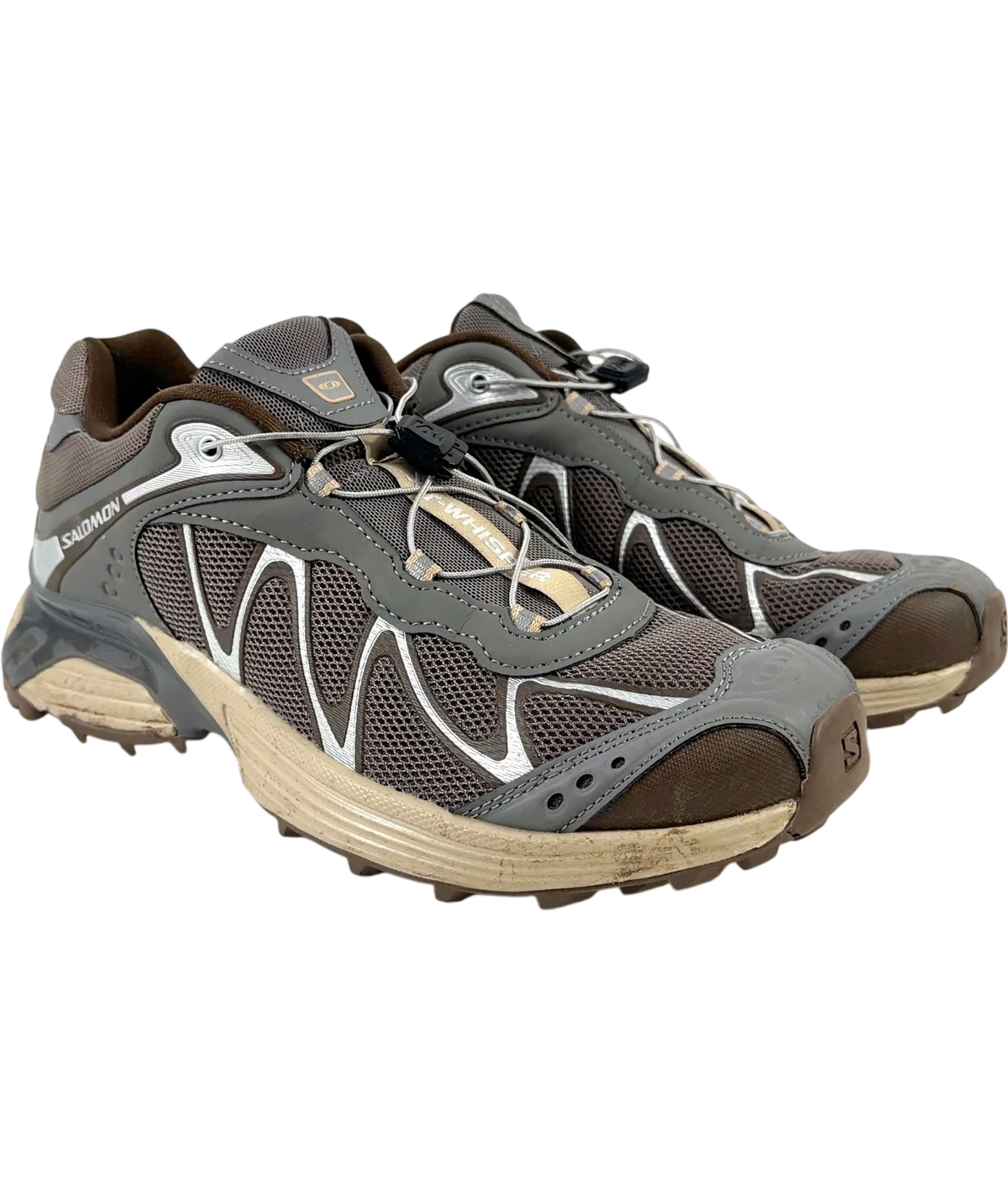 SALOMON grey XT-Whisper, size UK 6.5 EU 39.5 👠 — front