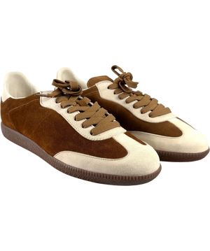 ROSAÉ Paris Les Dugommier Brown Suede Retro Trainers UK 6