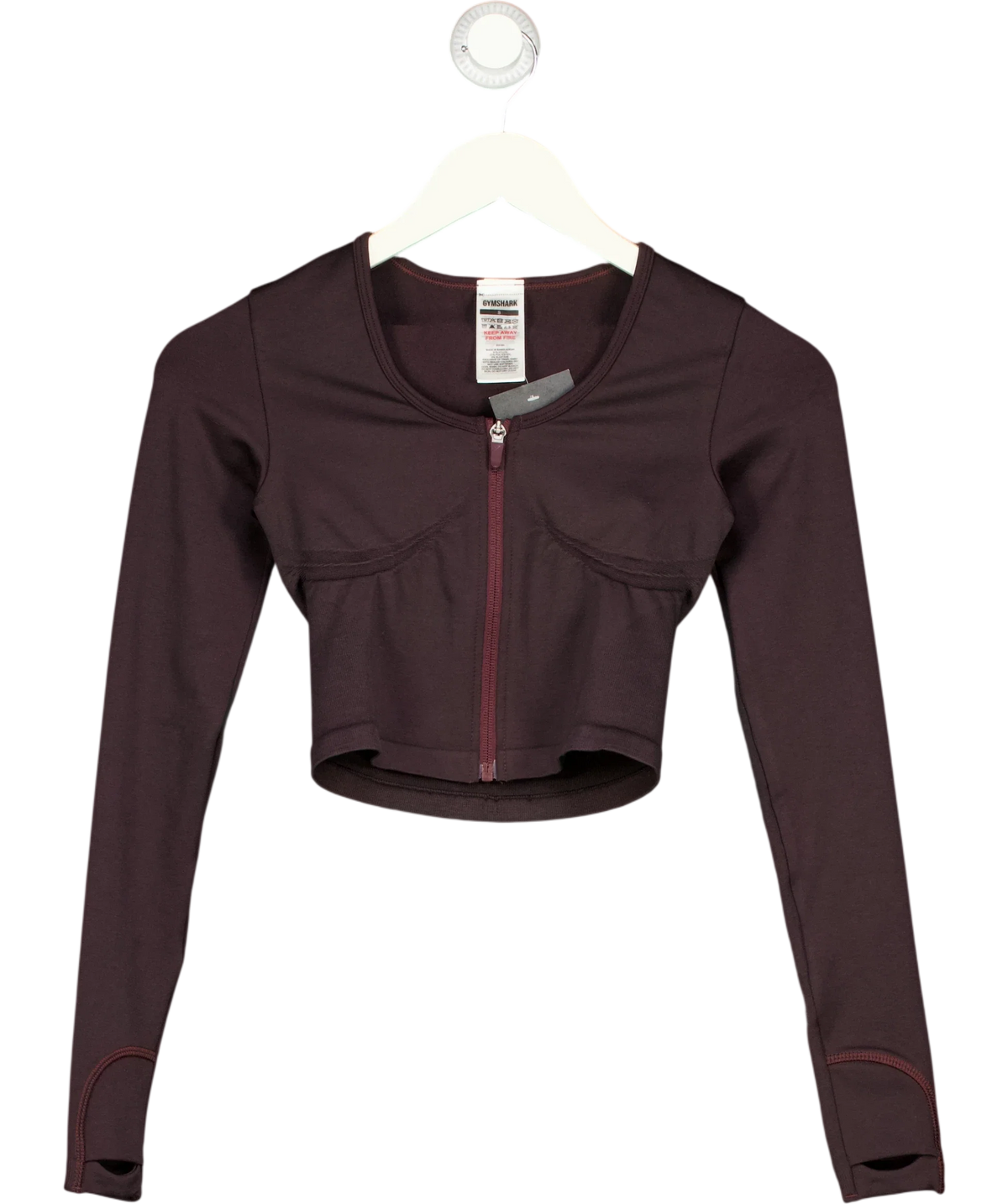 GYMSHARK dark brown Colour, size UK S — front