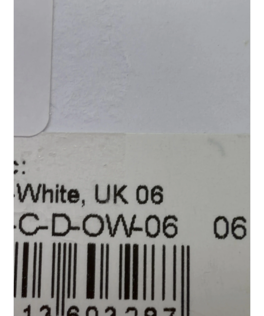 WNU Cream The Classic: Denim, size UK 6 — care label