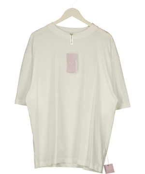 US Store About Us Graphic Tee White And Black T-Shirt UK M