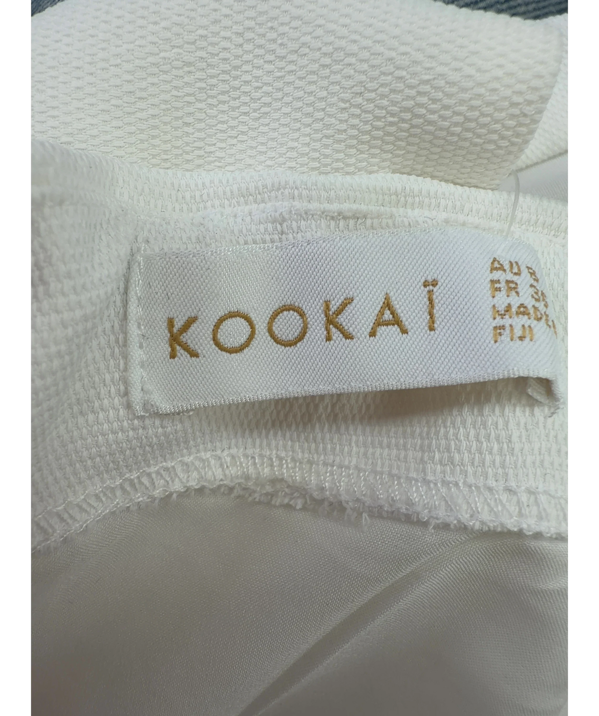 Kookai White Colour, size UK 8 — detail