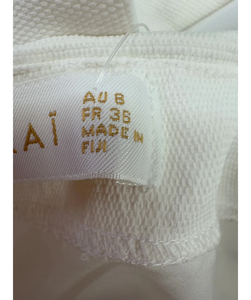 Kookai White Colour, size UK 8 — care label