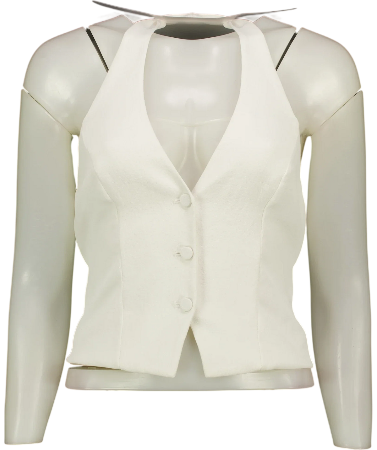 Kookai White Colour, size UK 8 — front