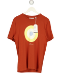 Ben Sherman burnt orange Signature Target T-Shirt, size UK S — front