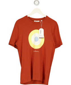 Ben Sherman burnt orange Signature Target T-Shirt, size UK S — front