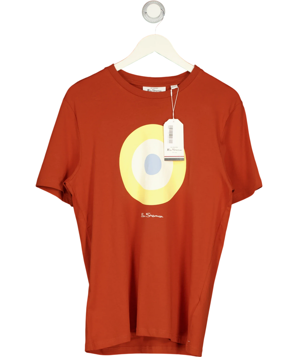 Ben Sherman burnt orange Signature Target T-Shirt, size UK S — front