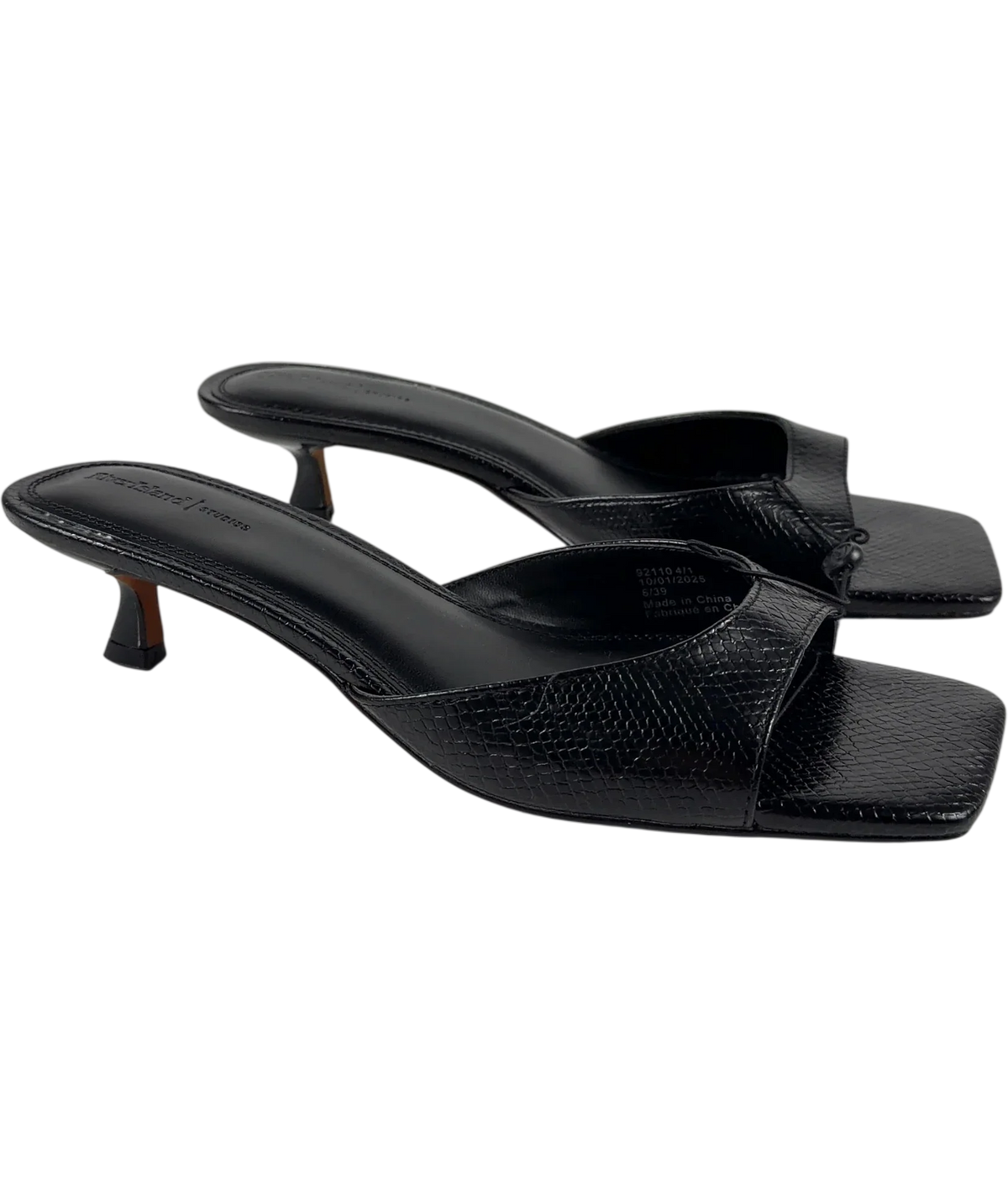 River Island Black Colour, size UK 6 EU 39 👠 — front