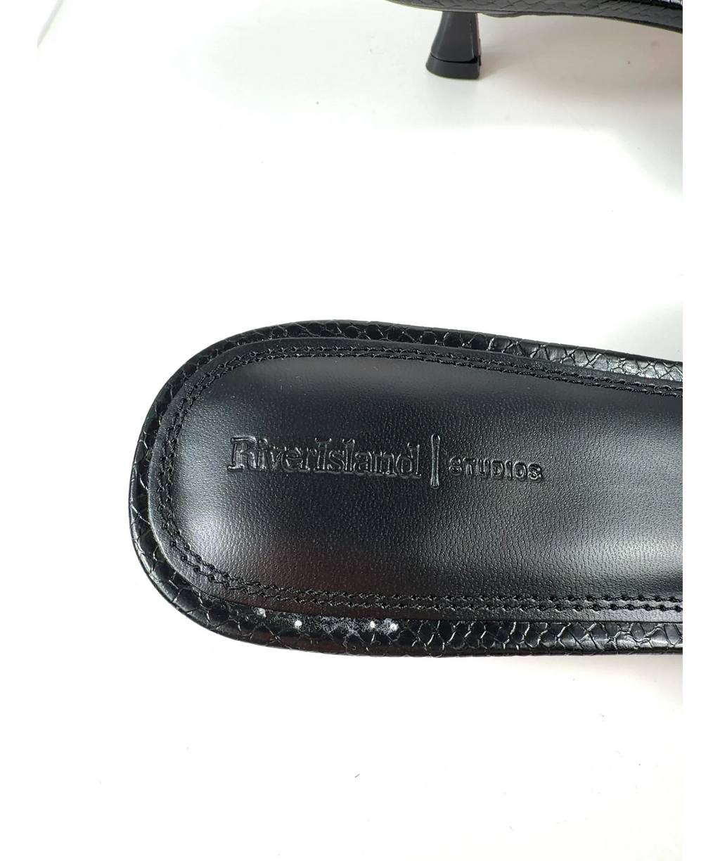 River Island Black Colour, size UK 6 EU 39 👠 — care label