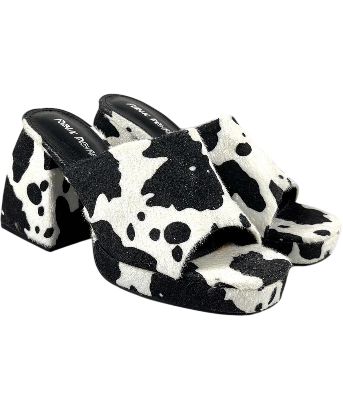 Public Desire black and white Colour, size UK 7 EU 40 👠 — front