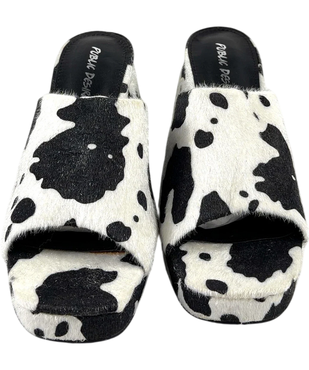 Public Desire black and white Colour, size UK 7 EU 40 👠 — detail