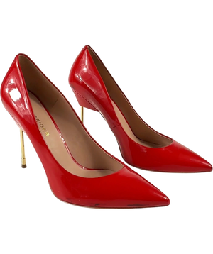 Kurt Geiger London Britton Red Patent Stiletto Heels UK 7.5