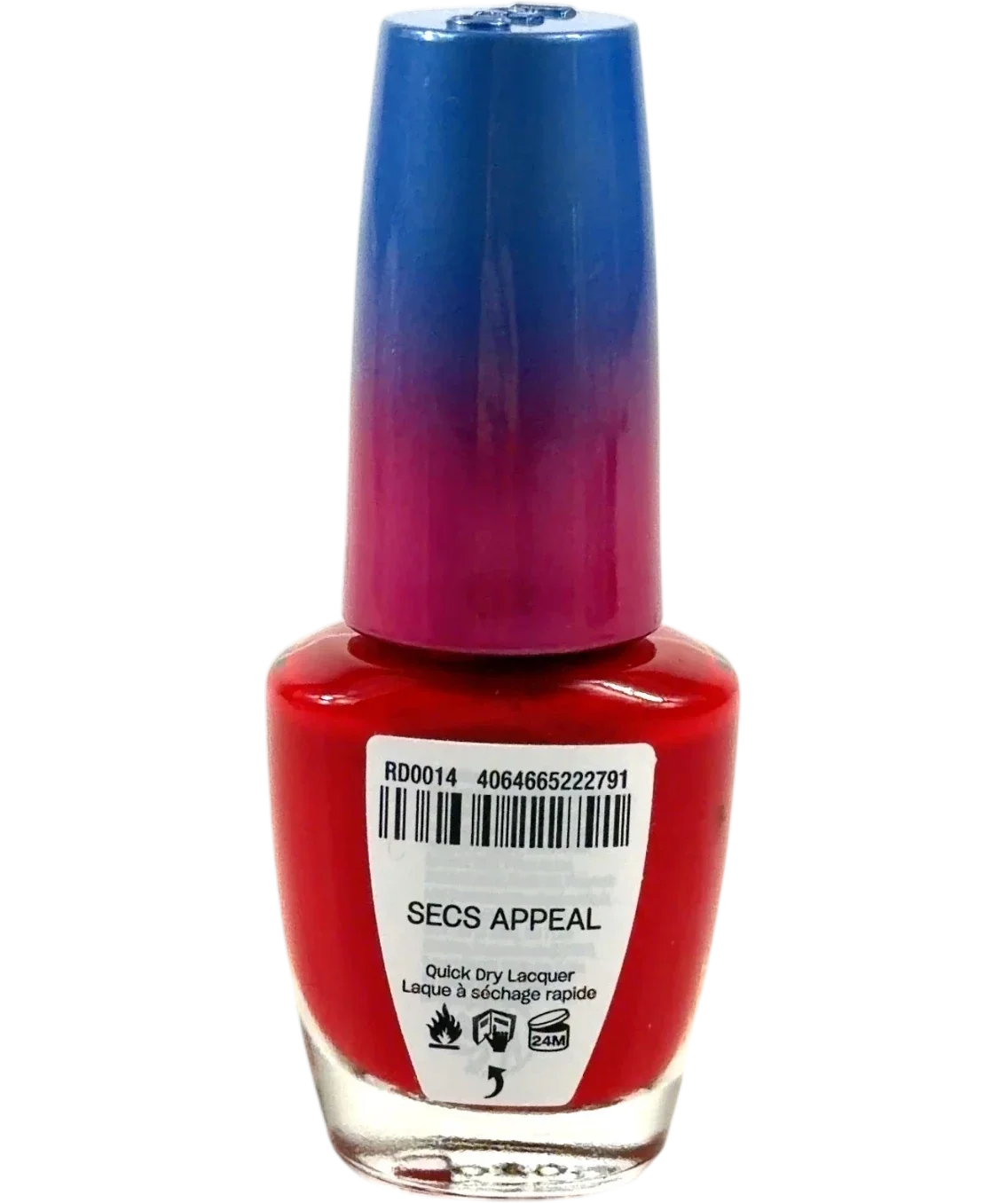 OPI SECS APPEAL RapiDry™ Quick-Dry Lacquer, size 9ml — back