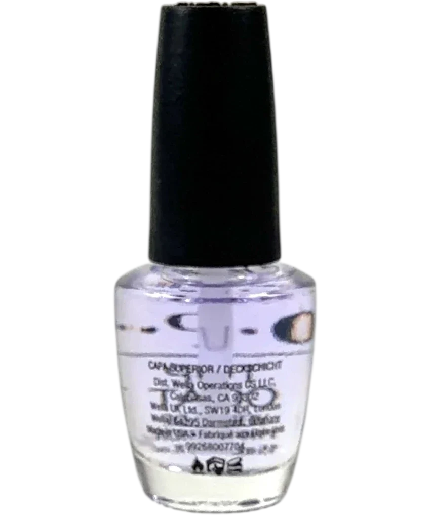 OPI Top Coat, size 15ml — back