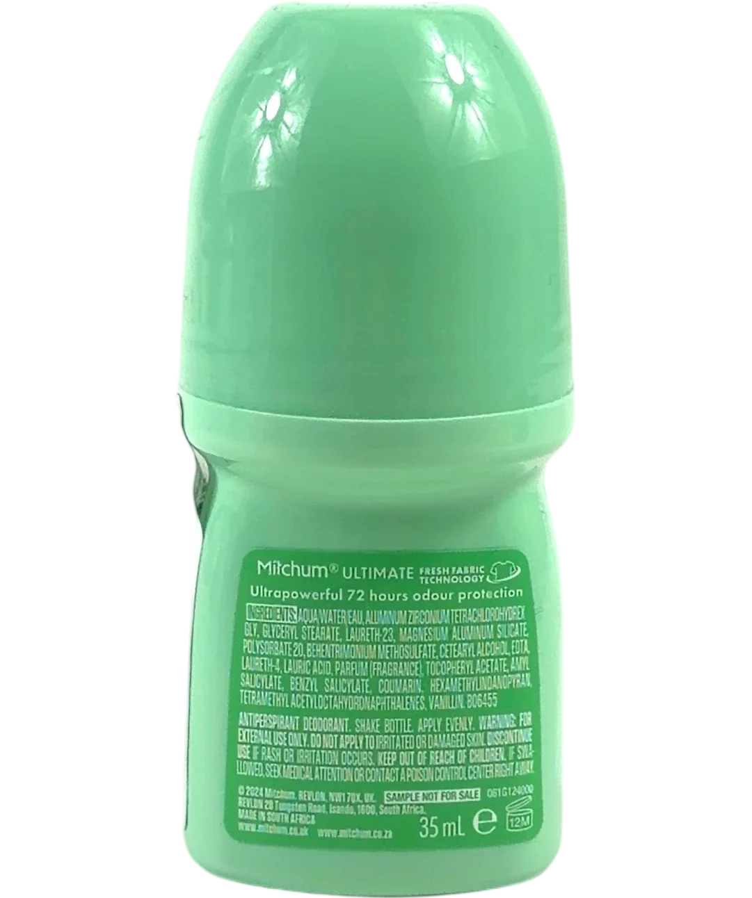 Mitchum Bright Floral Title Mitchum Ultimate 72H Bright Floral Deodorant 35ml, size 35ml — back