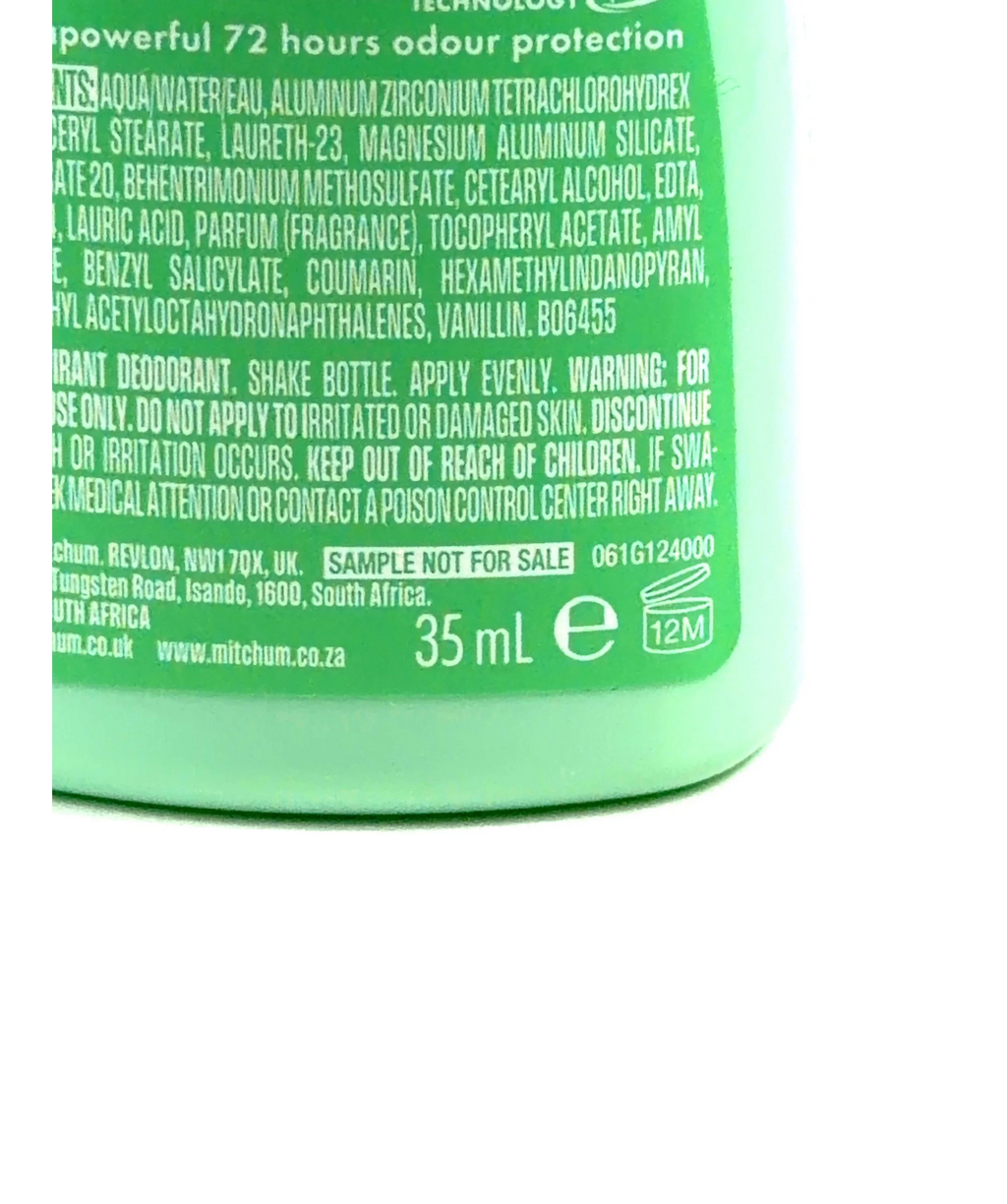 Mitchum Bright Floral Title Mitchum Ultimate 72H Bright Floral Deodorant 35ml, size 35ml — care label