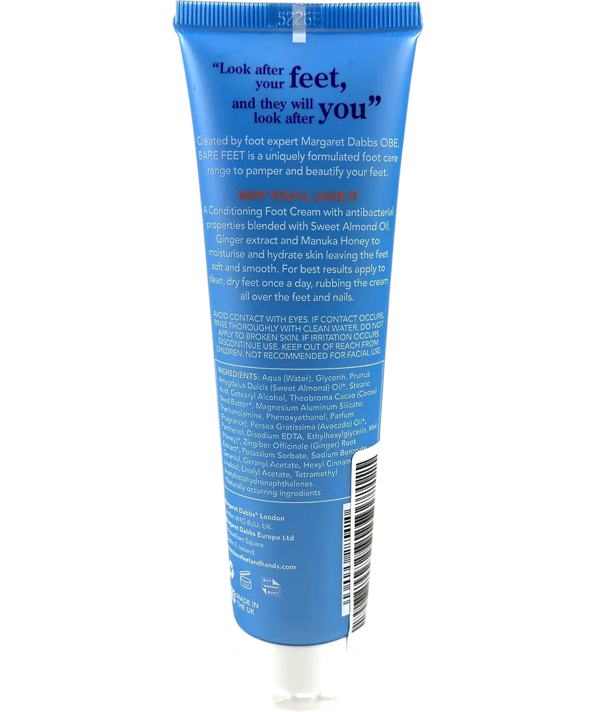 Bare Feet Conditioning Foot Cream, size 100ml — back