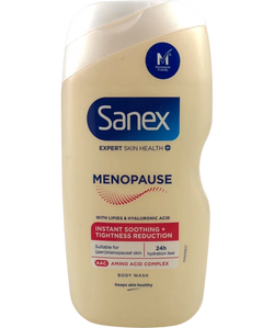 Sanex Expert Skin Health+ Menopause Body Wash 450ml, size 450ml — front