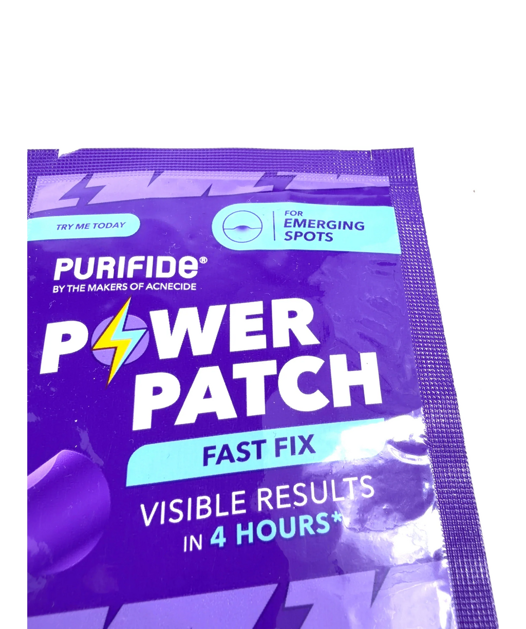 Purifide Fast Fix Power Patches for Emerging Spots, size X12 — label
