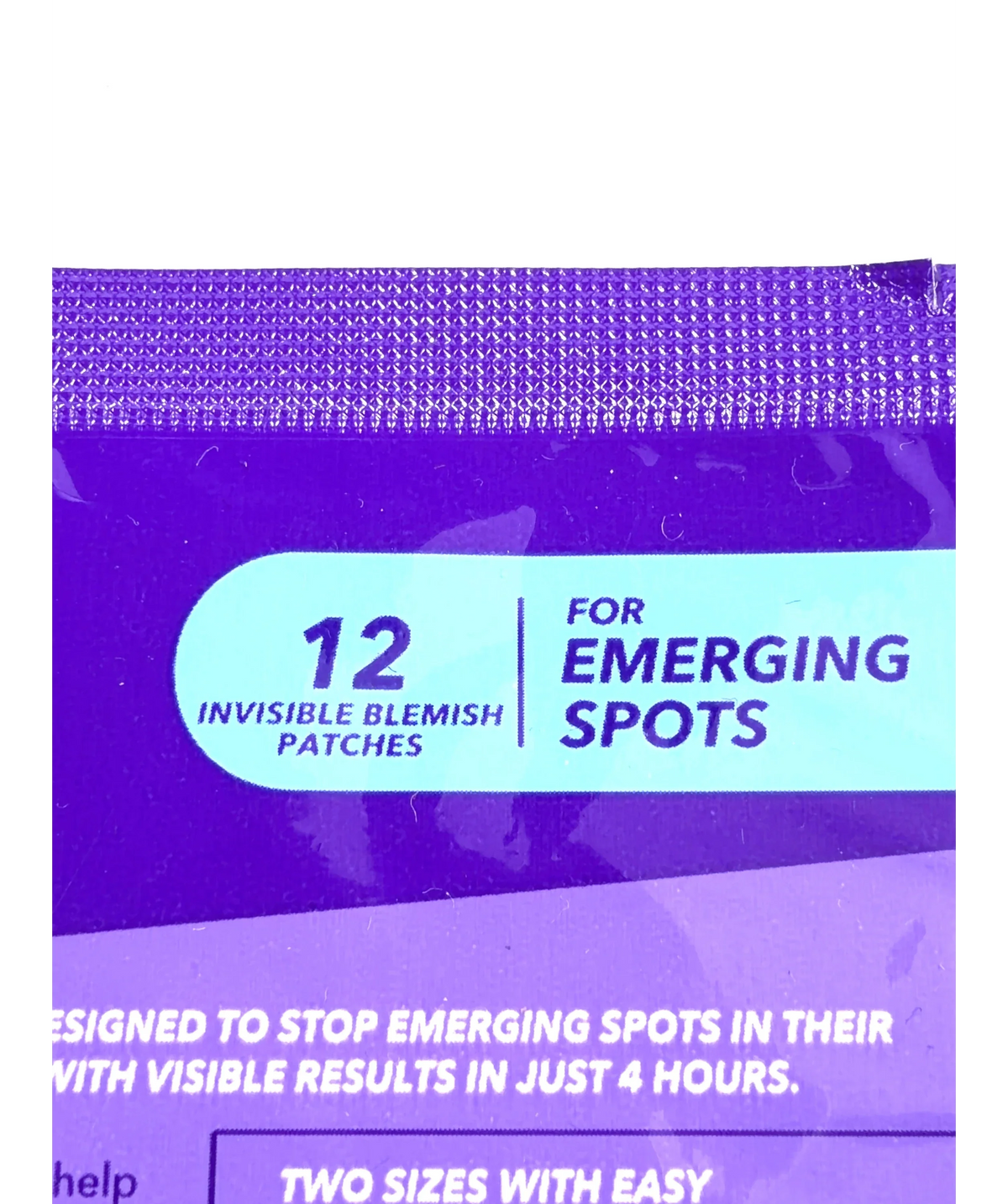 Purifide Fast Fix Power Patches for Emerging Spots, size X12 — care label
