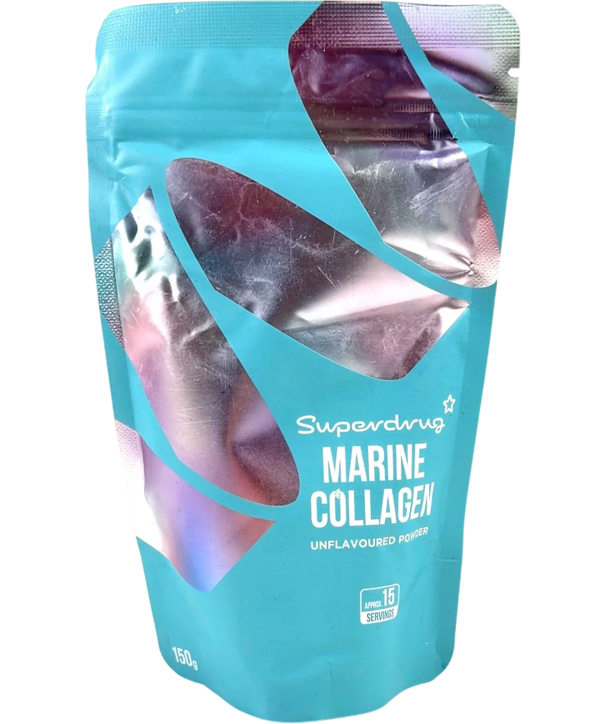 Superdrug Marine Collagen Powder Unflavoured 150g, size 150g — front