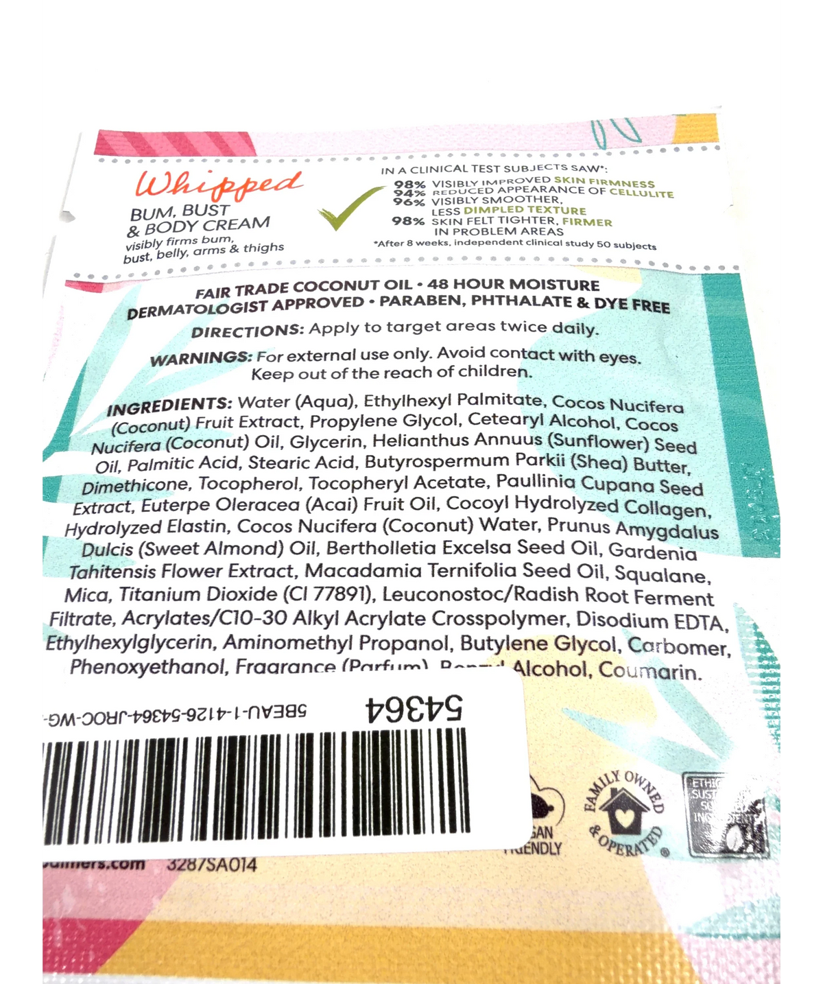 Palmer's Brazilian Coco Cream Coconut Oil Formula with Vitamin E Brazilian Coco Cream, size 10g — detail