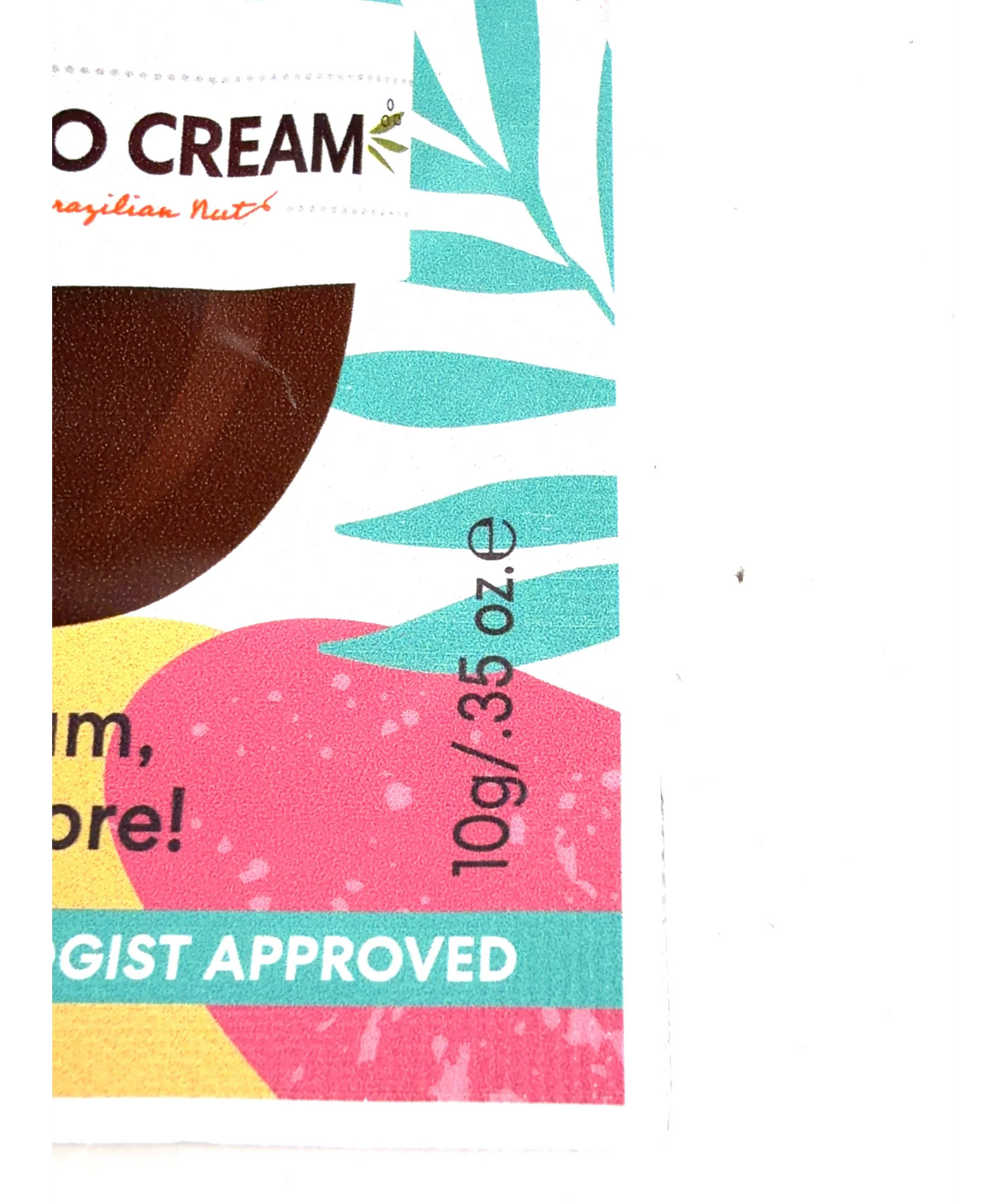 Palmer's Brazilian Coco Cream Coconut Oil Formula with Vitamin E Brazilian Coco Cream, size 10g — care label