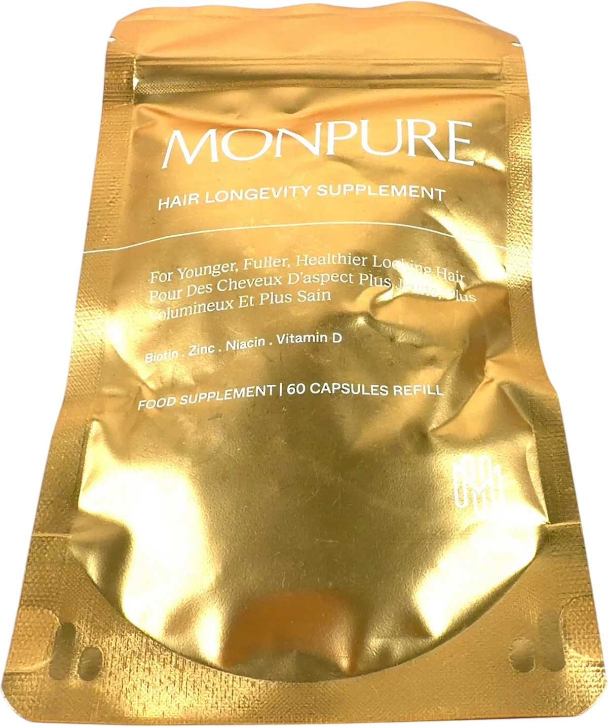 monpure Hair Longevity Supplement (60 Capsules Refill), size 60 capsules — front