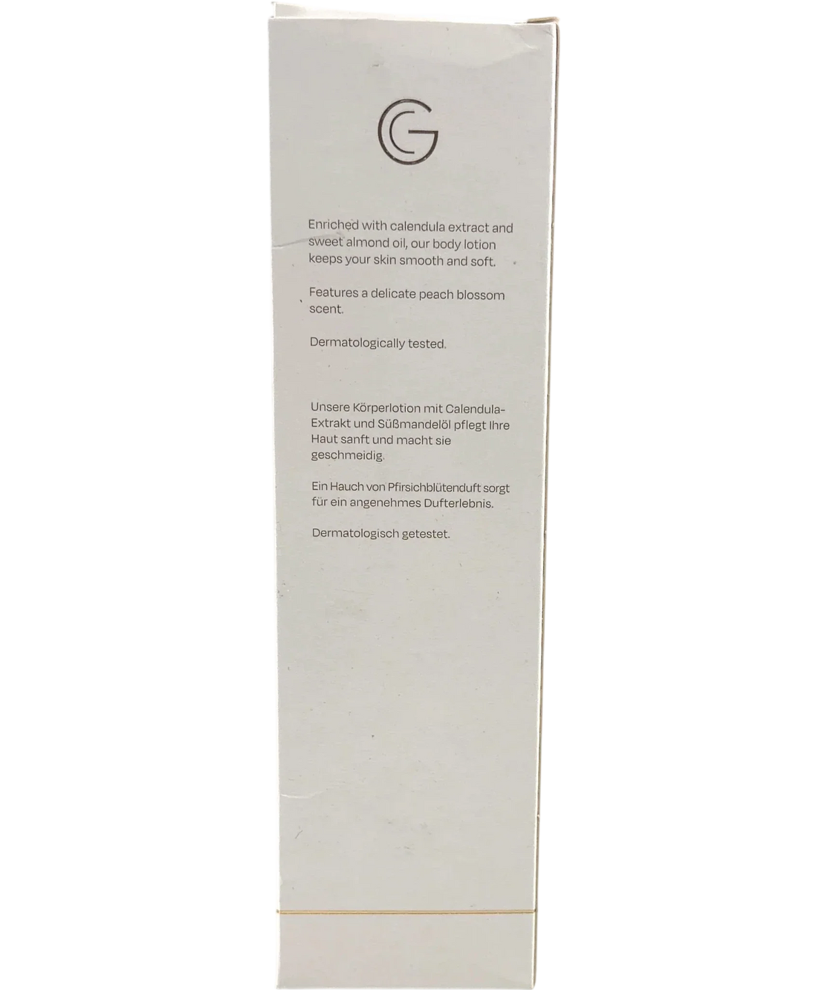 GENTLE CARE Body Lotion, size 250ml — back