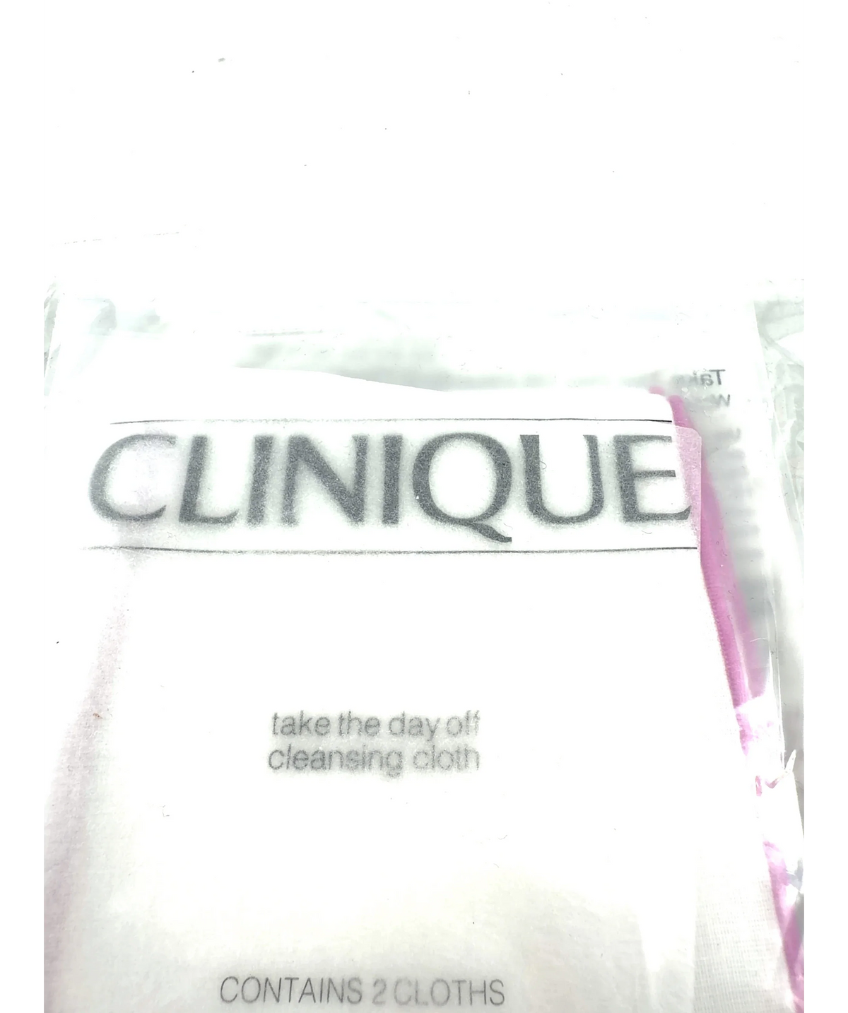 Clinique Take The Day Off Cleansing Cloth, size X2 — label