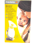 Medela White Silicone Breast Milk Collector — front