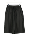 Comptoir des Cotonniers Black Women's Linen Blend Culottes, size UK XS — front