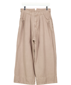 Free People Sweet Talk Chino Taupe Trousers UK 4