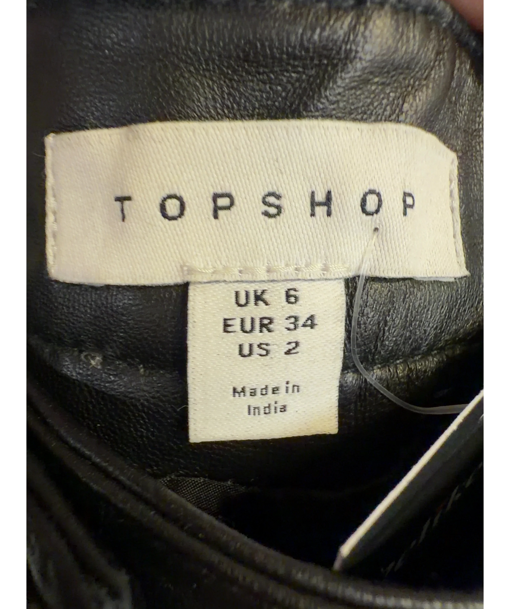 TOPSHOP Black Colour, size UK 6 — detail