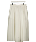 Kitri White Lucinda White Cotton Skirt, size UK 12 — front