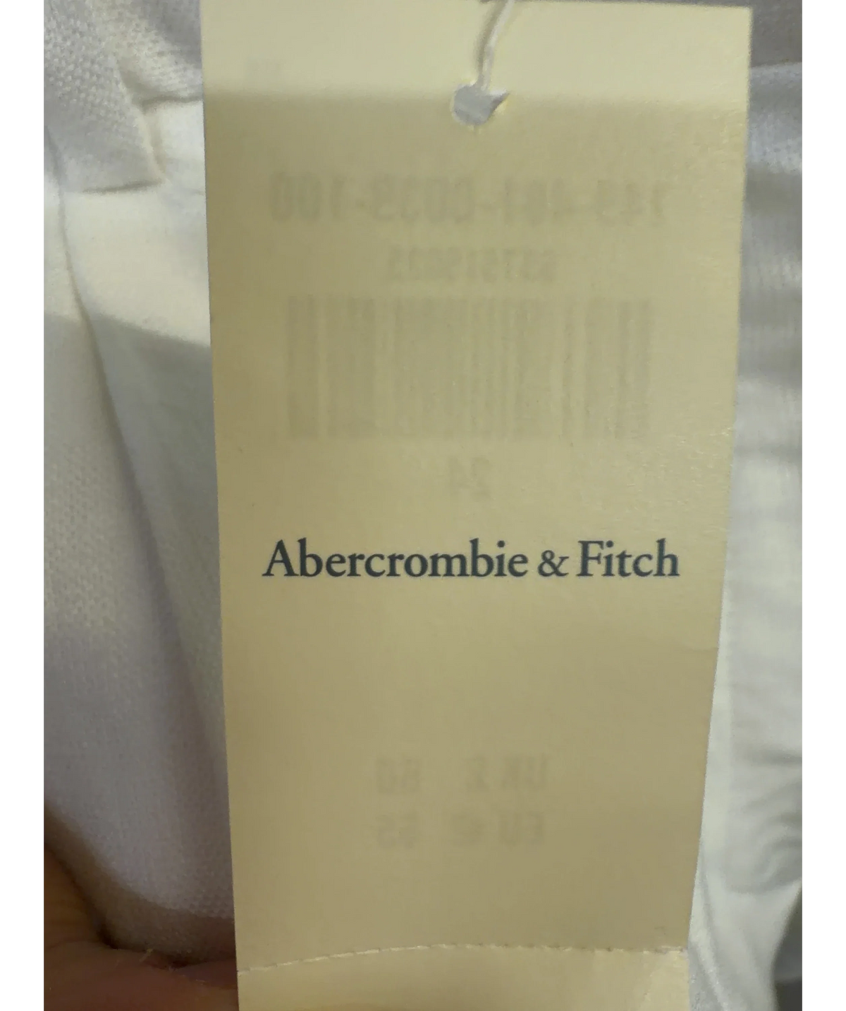 ABERCROMBIE & FITCH White Colour, size W24 — detail