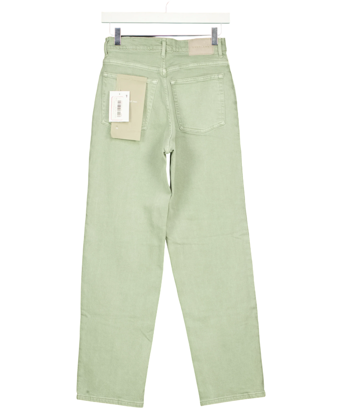 EVERLANE Green The Way-High Jean, size W25 — back
