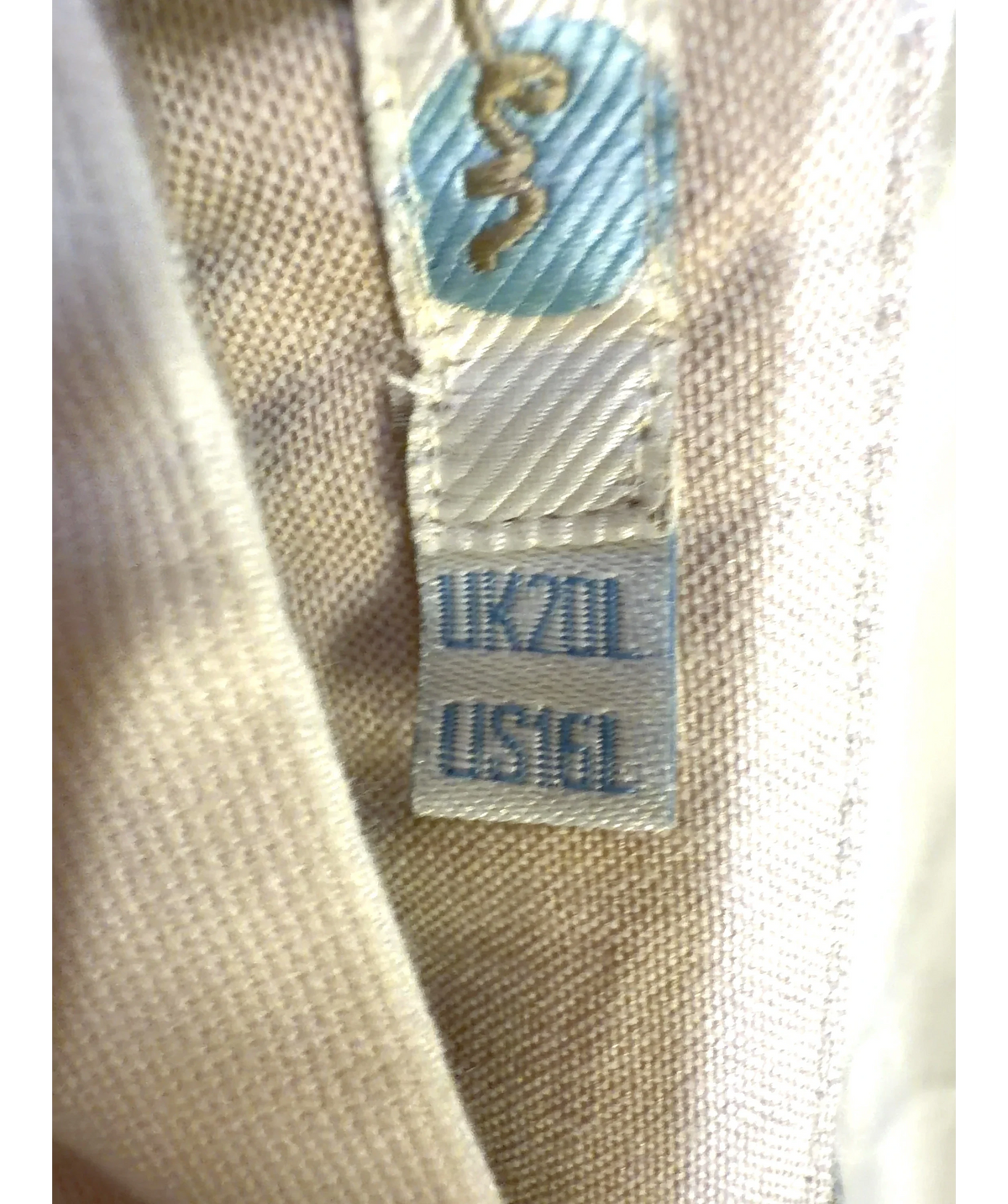 Boden White Colour, size UK 20 — care label