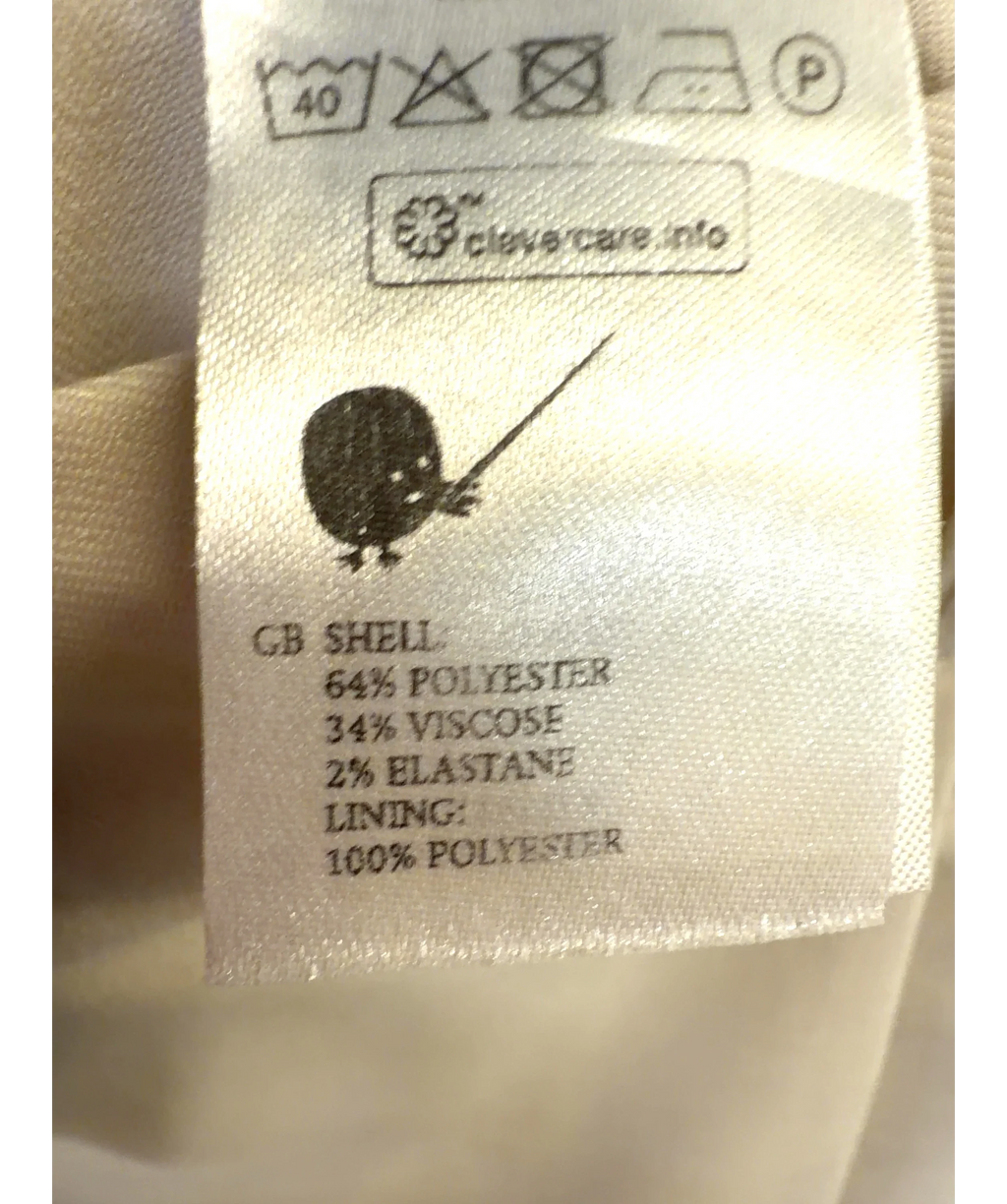 Monki Cream Colour, size UK 6 — label