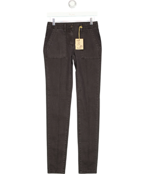 Boden Black Denim Utility Jeans UK 8 LONG