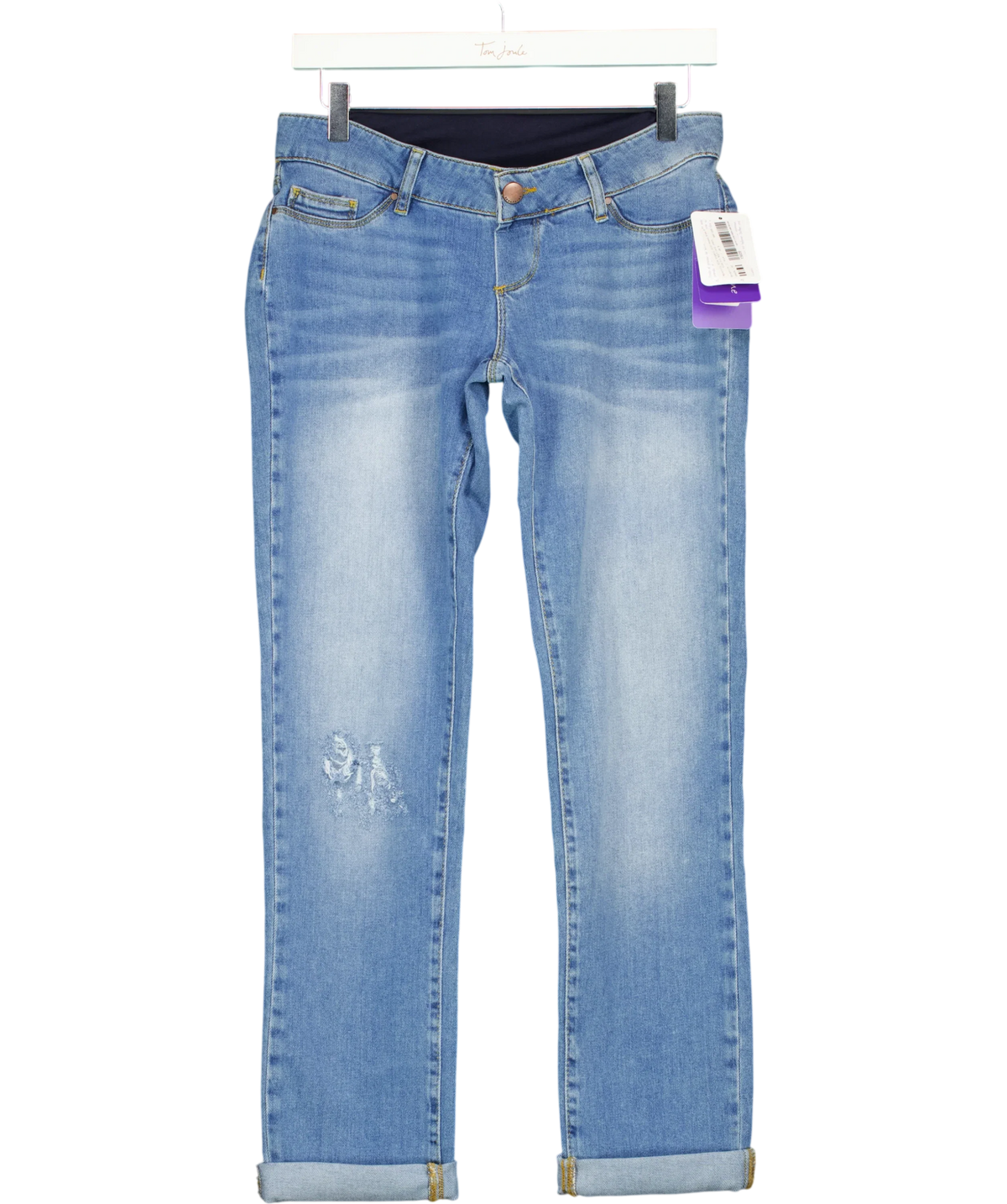 Seraphine Blue FLORIAN BF JEAN BLMU 8, size UK 8 — fabric detail